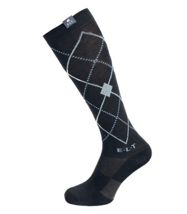 ELT ridestrømper Sort/Stone blue